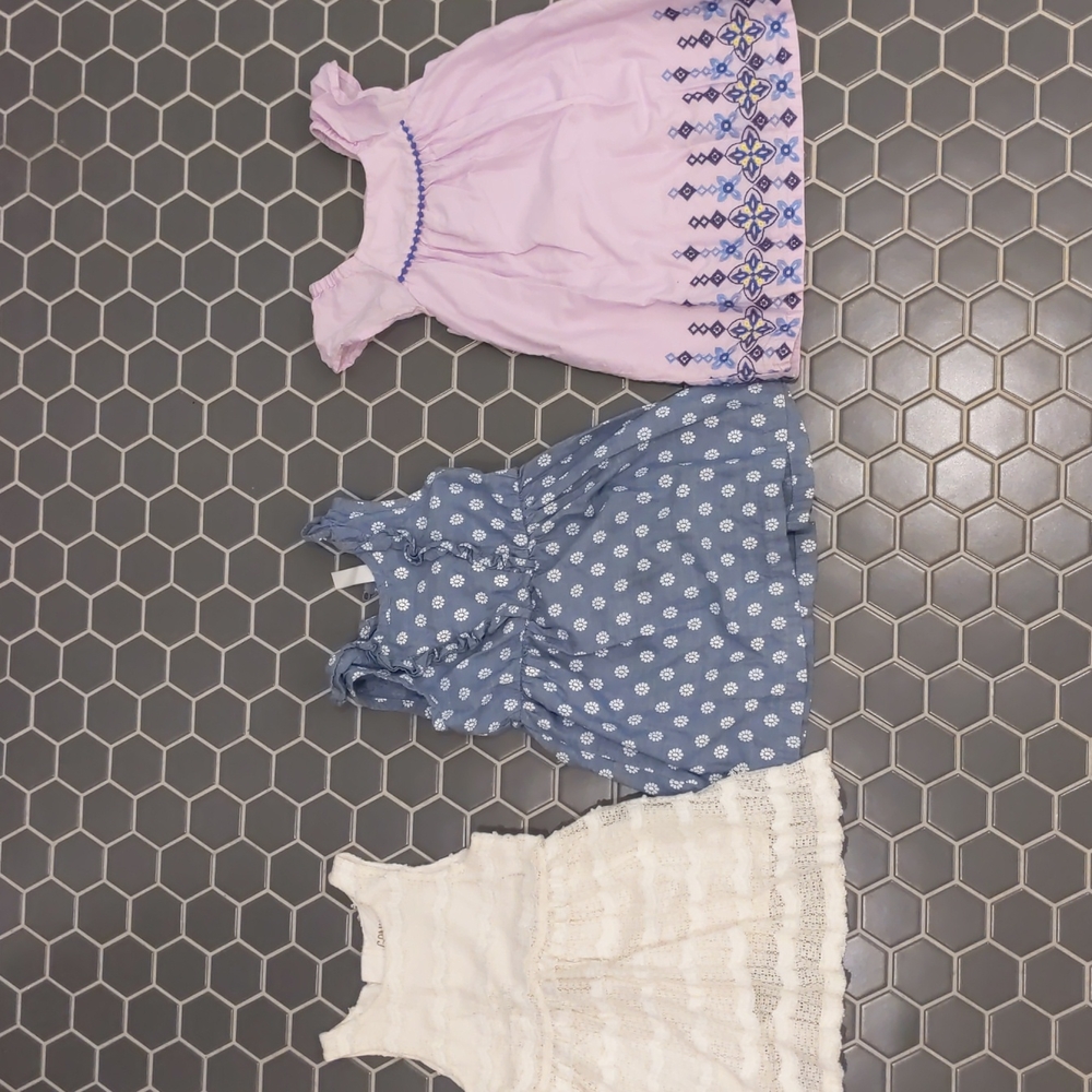 3 Target (Cherokee, Genuine Kids) toddler girls spring/summer dresses, size 2T